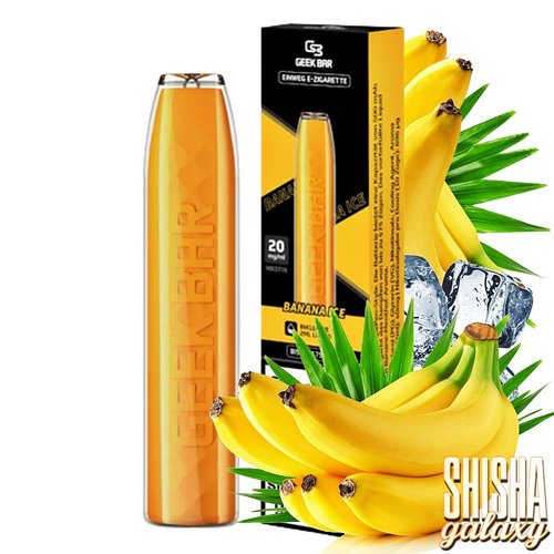 Geek Bar Banana Ice - 575 Züge / Nikotin 20 mg Geek Bar Banana Ice - 575 Züge / Nikotin 20 mg