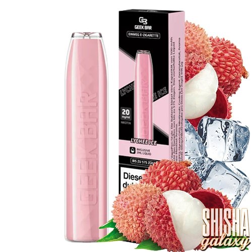 Geek Bar Lychee Ice - 575 Züge / Nikotin 20 mg Geek Bar Lychee Ice - 575 Züge / Nikotin 20 mg