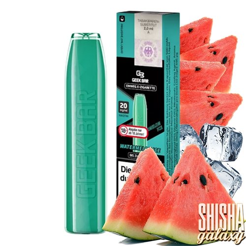 Geek Bar Watermelon Ice - 575 Züge / Nikotin 20 mg Geek Bar Watermelon Ice - 575 Züge / Nikotin 20 mg