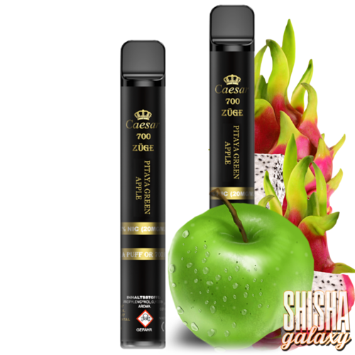 Caesar Caesar - Pitaya Green Apple - Einweg E-Shisha - 700 Züge / Nikotin 20 mg