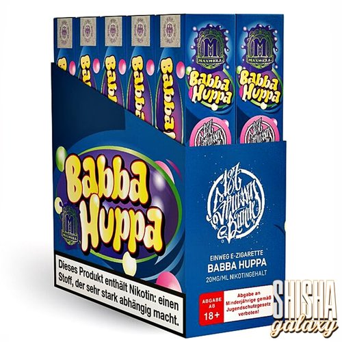 187 Strassenbande 187 Strassenbande - Babba Huppa - 10er Packung / Display (Sparset) - Einweg E-Shisha - 600 Züge / Nikotin 20 mg