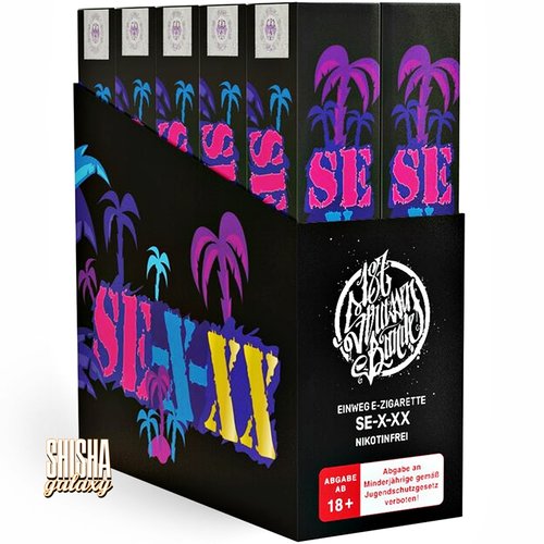 187 Strassenbande 187 Strassenbande - SE-E-XX - 10er Packung / Display (Sparset) - Einweg E-Shisha - 600 Züge / Nikotinfrei