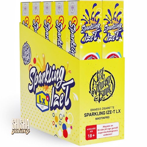 187 Strassenbande 187 Strassenbande - Sparkling Ize T - 10er Packung / Display (Sparset) - Einweg E-Shisha - 600 Züge / Nikotinfrei