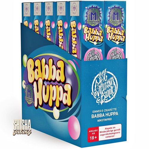 187 Strassenbande 187 Strassenbande - Babba Huppa - 10er Packung / Display (Sparset) - Einweg E-Shisha - 600 Züge / Nikotinfrei