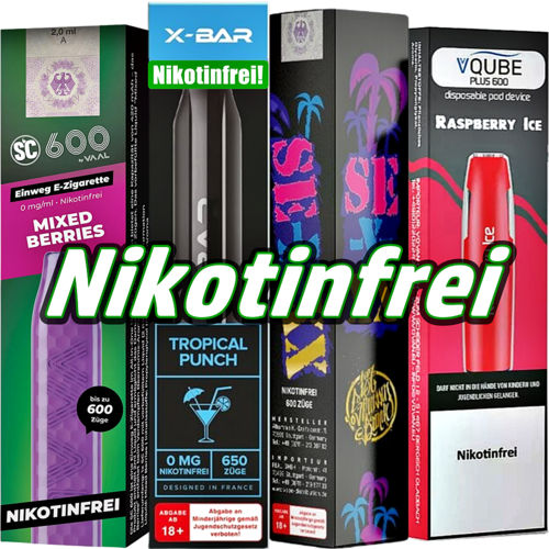 Nikotinfreie E-Shishas