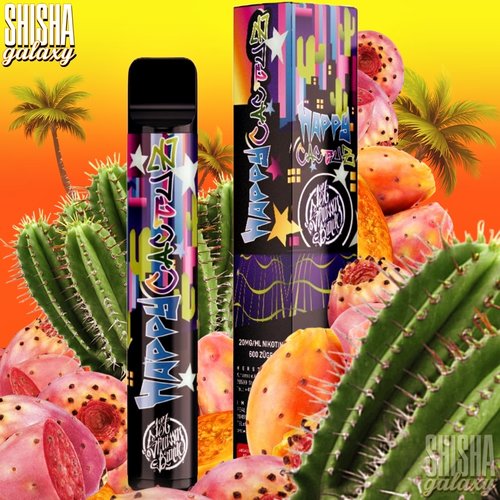 187 Strassenbande 187 Vape - Happy Cactuz - 20er Packung / Display (Sparset) - Einweg E-Shisha - 600 Züge / Nikotin 20 mg