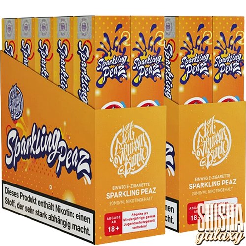 187 Strassenbande Sparkling Peaz  - 20er Packung / Display - 600 Züge / Nikotin 20 mg