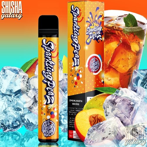 187 Strassenbande 187 Vape - Sparkling Peaz - 20er Packung / Display (Sparset) - Einweg E-Shisha - 600 Züge / Nikotin 20 mg