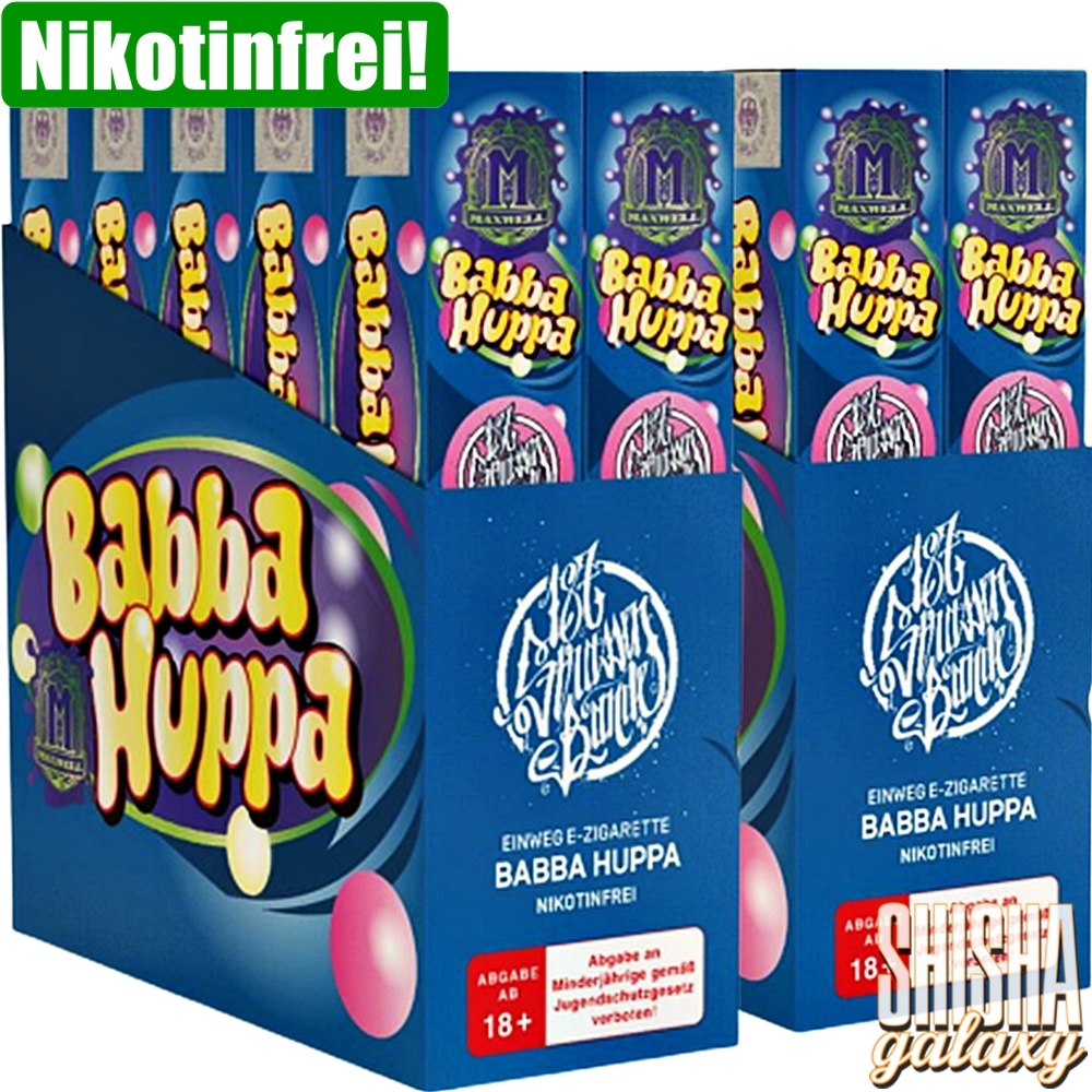 187 Vape - Babba Huppa - E-Shisha Set - 20er Pack ohne Nikotin 