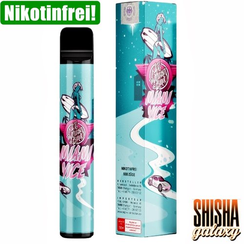 187 Strassenbande 187 Vape - Miami Vice - 20er Packung / Display (Sparset) - Einweg E-Shisha - 600 Züge / Nikotinfrei