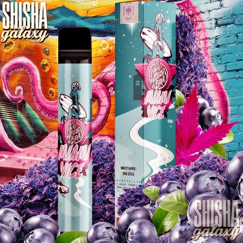 187 Strassenbande 187 Vape - Miami Vice - 20er Packung / Display (Sparset) - Einweg E-Shisha - 600 Züge / Nikotinfrei