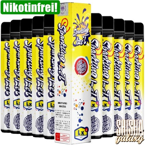 187 Strassenbande 187 Vape - Sparkling Ize T - 20er Packung / Display (Sparset) - Einweg E-Shisha - 600 Züge / Nikotinfrei