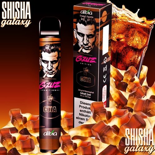 GZUZ Gzuz Vape - Cola - Einweg E-Shisha - 700 Züge - Nikotin 20 mg