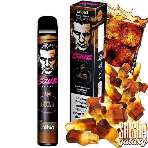 GZUZ Gzuz Vape - Cola - Einweg E-Shisha - 700 Züge - Nikotin 20 mg