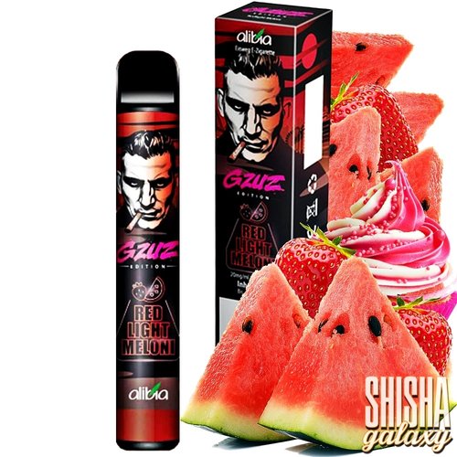 GZUZ Gzuz Vape - Red Light Meloni - Einweg E-Shisha - 700 Züge - Nikotin 20 mg