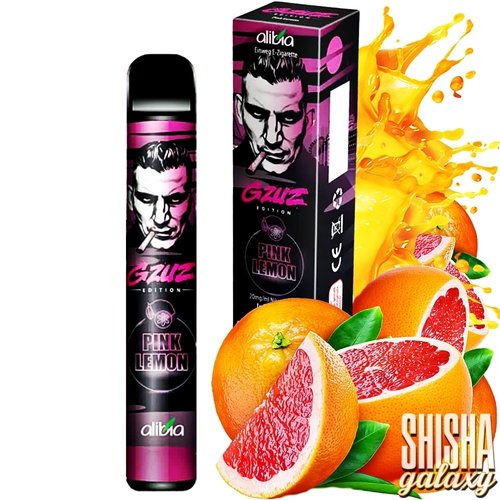 GZUZ Gzuz Vape - Pink Lemon - 10er Packung / Display (Sparset) - Einweg E-Shisha - 700 Züge - Nikotin 20 mg