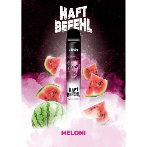 Haftbefehl Haftbefehl Vape - Meloni - 10er Packung / Display (Sparset) - Einweg E-Shisha - 700 Züge - Nikotin 20 mg