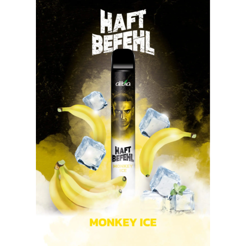 Haftbefehl Haftbefehl Vape - Monkey Ice - 10er Packung / Display (Sparset) - Einweg E-Shisha - 700 Züge - Nikotin 20 mg