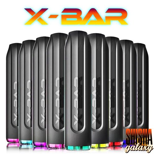 X-Bar X-Bar Vape - Alle Sorten - Probierset / Probierpaket - Einweg E-Zigaretten Bundle - 650 Züge / Nikotin 20 mg (10 Sorten)