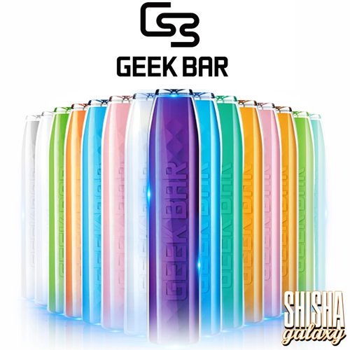 Geek Bar Probierset / Bundle - Alle Geek Bar Sorten - 575 Züge / Nikotin 20 mg Geek Bar Probierset / Bundle - Alle Geek Bar Sorten - 575 Züge / Nikotin 20 mg