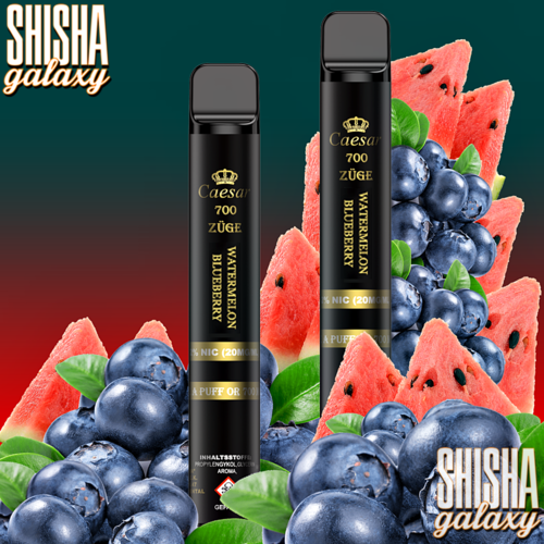 Caesar Caesar Vape - Watermelon Berry - Einweg E-Shisha - 700 Züge / Nikotin 20 mg