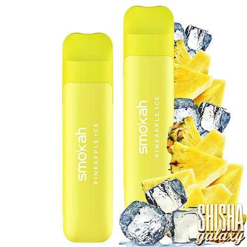 Smokah Smokah Vape - Glamee Mini - Pineapple Ice - 10er Packung / Display (Sparset) - Einweg E-Shisha - 700 Züge / Nikotin 20 mg