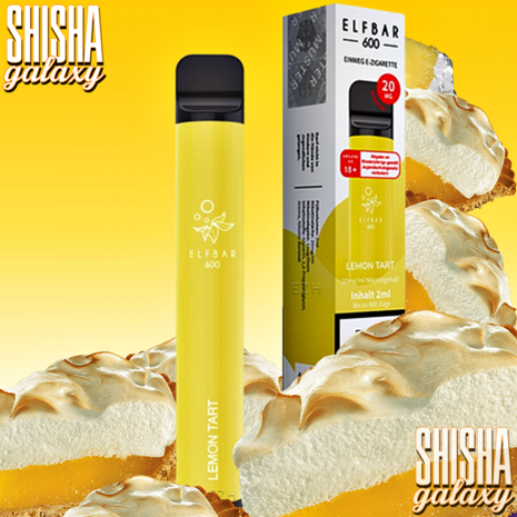 Elfbar Elfbar 600 - Lemon Tart - 600 Züge / Nikotin 20 mg - Einweg E-Zigarette Elfbar Elfbar 600 - Lemon Tart - 600 Züge / Nikotin 20 mg - Einweg E-Zigarette