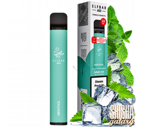 Elfbar Menthol - 600 Züge / Nikotin 20 mg Elfbar Menthol - 600 Züge / Nikotin 20 mg