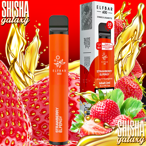 Elfbar Elfbar 600 - Elfergy Strawberry - 600 Züge / Nikotin 20 mg - Einweg E-Zigarette Elfbar Elfbar 600 - Elfergy Strawberry - 600 Züge / Nikotin 20 mg - Einweg E-Zigarette