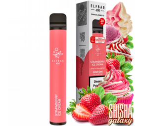 Elfbar Strawberry Ice Cream - 600 Züge / Nikotin 20 mg Elfbar Strawberry Ice Cream - 600 Züge / Nikotin 20 mg