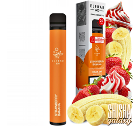 Elfbar Strawberry Banana - 600 Züge / Nikotin 20 mg Elfbar Strawberry Banana - 600 Züge / Nikotin 20 mg