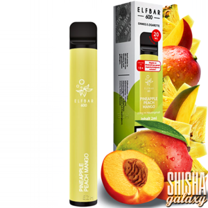 Elfbar Pineapple Peach Mango - 600 Züge / Nikotin 20 mg Elfbar Pineapple Peach Mango - 600 Züge / Nikotin 20 mg