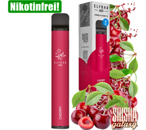 Elfbar Cherry - 600 Züge / Nikotinfrei Elfbar Cherry - 600 Züge / Nikotinfrei