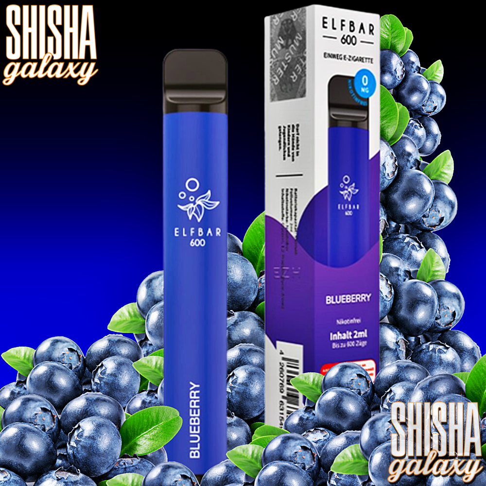 Elfbar Elfbar 600 - Blueberry - 600 Züge / Nikotinfrei - Einweg E-Zigarette