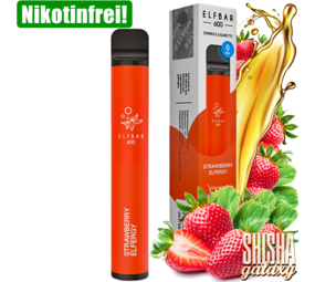 Elfbar Strawberry Elfergy - 600 Züge / Nikotinfrei Elfbar Strawberry Elfergy - 600 Züge / Nikotinfrei