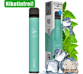 Elfbar Menthol - 600 Züge / Nikotinfrei Elfbar Menthol - 600 Züge / Nikotinfrei
