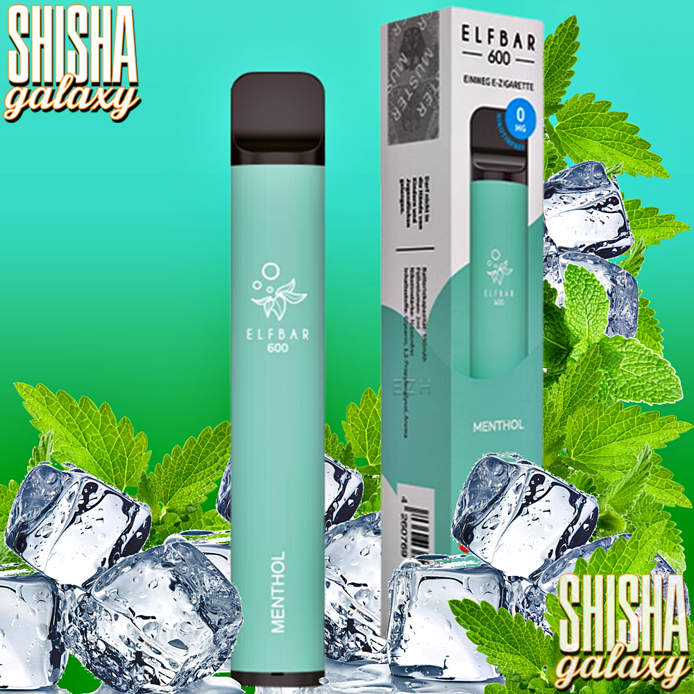 Elfbar Elfbar 600 - Menthol - 600 Züge / Nikotinfrei - Einweg E-Zigarette Elfbar Elfbar 600 - Menthol - 600 Züge / Nikotinfrei - Einweg E-Zigarette