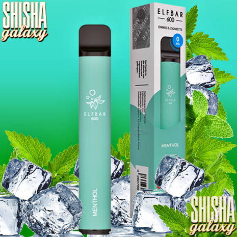 Elfbar Elfbar 600 - Menthol - 600 Züge / Nikotinfrei - Einweg E-Zigarette Elfbar Elfbar 600 - Menthol - 600 Züge / Nikotinfrei - Einweg E-Zigarette
