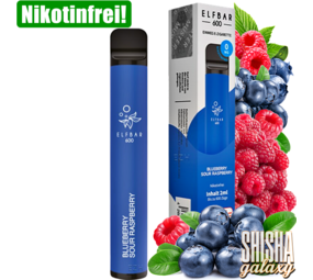 Elfbar Blueberry Sour Raspberry - 600 Züge / Nikotinfrei Elfbar Blueberry Sour Raspberry - 600 Züge / Nikotinfrei