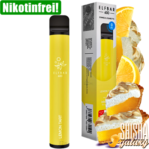 Elf Bar Elf Bar - 600 - Lemon Tart - Einweg E-Shisha - 600 Züge - Nikotinfrei