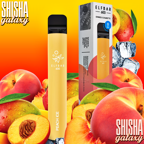 Elfbar Elfbar 600 - Peach Ice - 600 Züge / Nikotinfrei - Einweg E-Zigarette Elfbar Elfbar 600 - Peach Ice - 600 Züge / Nikotinfrei - Einweg E-Zigarette