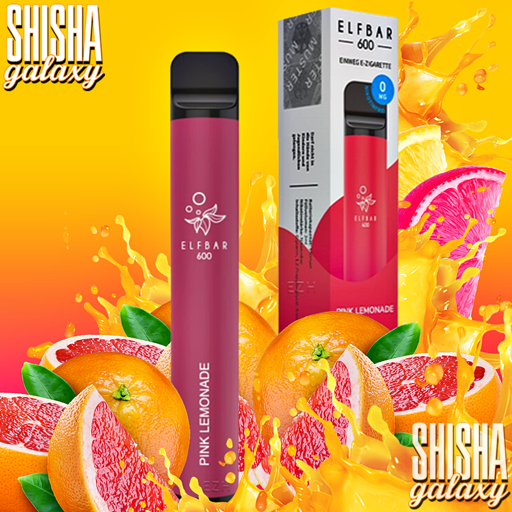 Elfbar Elfbar 600 - Pink Lemonade - 600 Züge / Nikotinfrei - Einweg E-Zigarette Elfbar Elfbar 600 - Pink Lemonade - 600 Züge / Nikotinfrei - Einweg E-Zigarette
