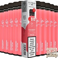 Strawberry Ice Cream - 10er Packung / Display - 600 Züge / Nikotin 20 mg