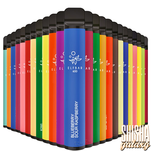 Elf Bar Probierset / Bundle - Alle Elf Bar Sorten - 600 Züge / Nikotin 20 mg Elf Bar Probierset / Bundle - Alle Elf Bar Sorten - 600 Züge / Nikotin 20 mg