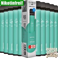 Menthol - 10er Packung / Display - 600 Züge / Nikotinfrei