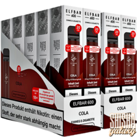 Cola - 20er Packung / Display - 600 Züge / Nikotin 20 mg