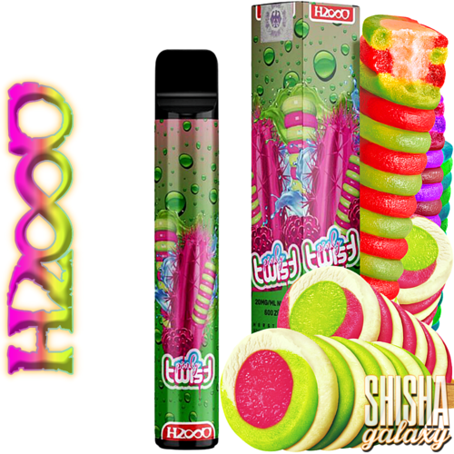 Hasso Hasso Vape by KC Rebell - Pinky Twist - Einweg E-Shisha - 600 Züge / Nikotin 20 mg