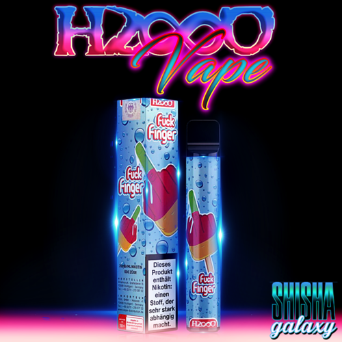 Hasso Hasso Vape by KC Rebell - Fuck Finger "Flutschfinger" - Einweg E-Shisha - 600 Züge / Nikotin 20 mg