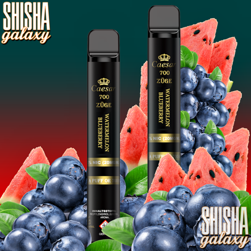 Caesar Caesar - Watermelon Berry - Einweg E-Shisha - 700 Züge / Nikotinfrei