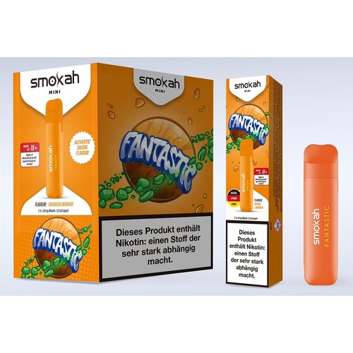 Smokah Smokah Vape - Glamee Mini - Fantastic - 10er Packung / Display (Sparset) - Einweg E-Shisha - 700 Züge / Nikotin 20 mg